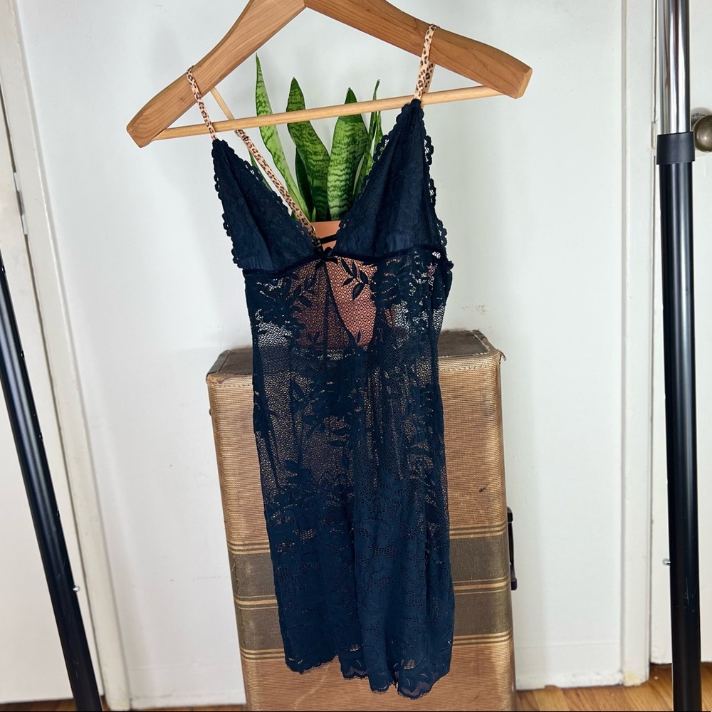 Black Victoria’s Secret Very Sexy Slip Dress